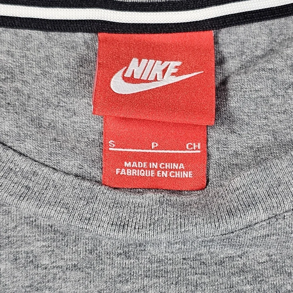 Nike‎ Men's Just Do It 95 Geay Cotton Blend Shirt 3/4 Sleeve Sz Small S